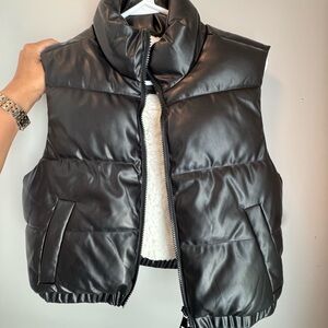 Black Puffer Vest
